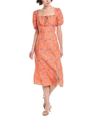 HL Affair Midi Dress - Red