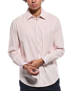 Robert Graham Reabrook Classic Fit Woven Shirt - Pink