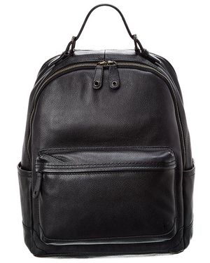 Frye Wyatt Leather Backpack - Black