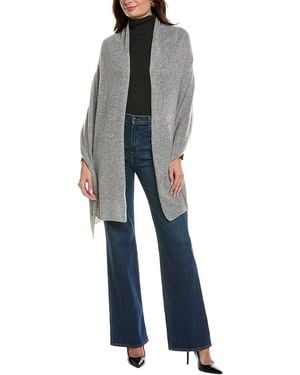La Fiorentina Wool & Cashmere-Blend Travel Wrap - Blue