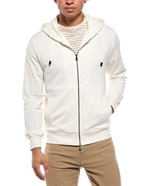 Isaia Silk-Blend Sweatshirt - White