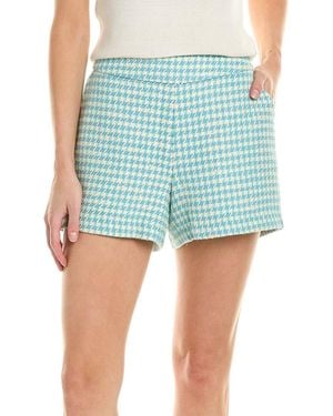 FLORA BEA NYC Darron Wool-Blend Short - Blue