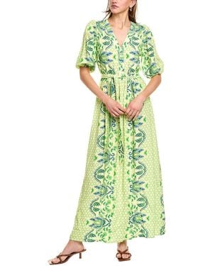 Garrie B Midi Dress - Green