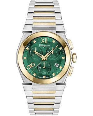 Ferragamo Vega Chrono Watch - Green