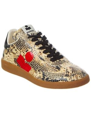 Isabel Marant Kaycee Leather Trainer - Natural