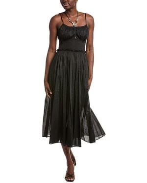 Maje Halter Neck Midi Dress - Black