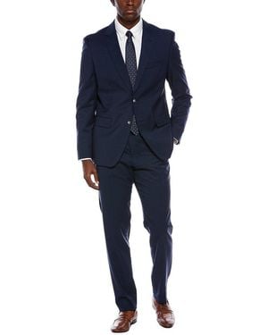 BOSS 2Pc Wool Suit - Blue