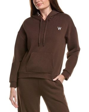 Vintage Havana Teddy Fleece Hoodie - Brown