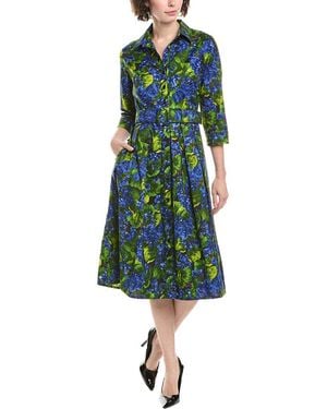Samantha Sung Audrey #1 Shirtdress - Green