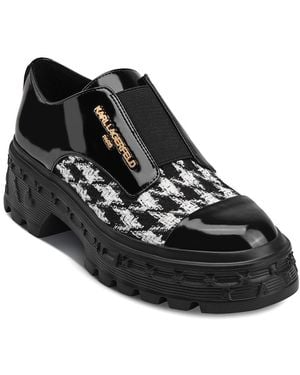 Karl Lagerfeld Lakely Leather Loafer - Black