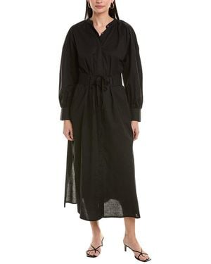 Alpha Studio Maxi Shirtdress - Black
