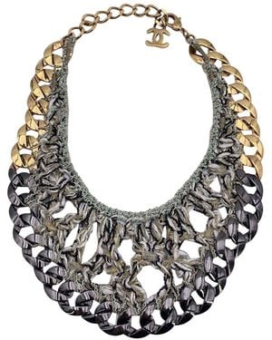 CHANEL Necklace Chains (authentic Pre-loved) - Gray