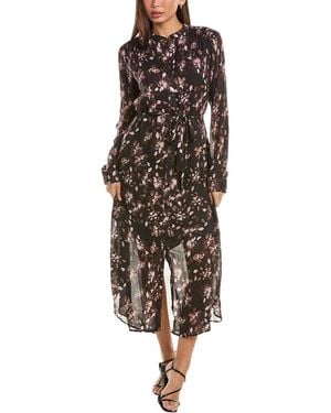 Bella Dahl Flowy Hem Maxy Dress - Brown