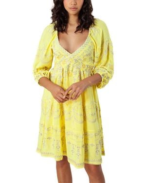 Hale Bob Mini Dress - Yellow