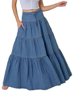 Tedora Skirt - Blue