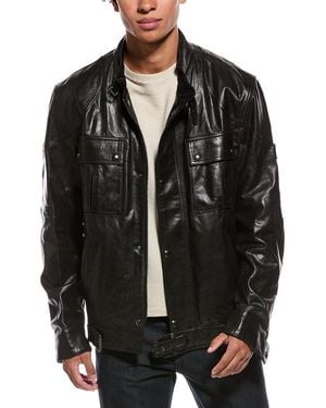 Belstaff Gangster Leather Jacket - Black