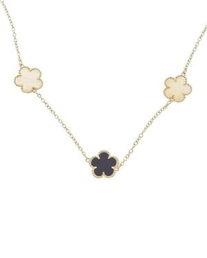 Juvell Plated Pearl Necklace - Metallic