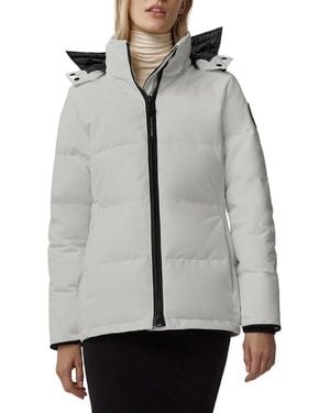 Canada Goose Chelsea Parka Label Slim Fit Parka - Grey