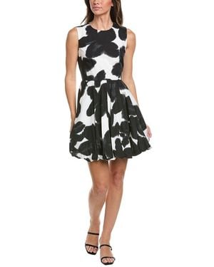 Kenneth Cole Bubble Hem Mini Dress - Black
