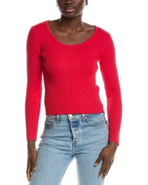 Truth Ribbed Top - Red