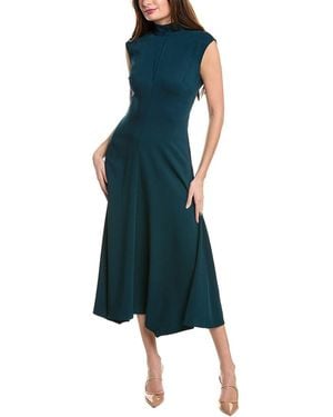 Reiss Livvy Open Back Midi Dress - Blue