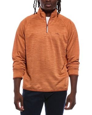 Tommy Bahama Palm Pro 1/2-Zip Pullover - Orange