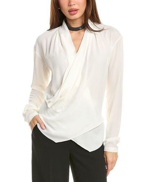 Brunello Cucinelli Silk Blouse - White