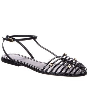 Celine Caged Leather Sandal - Metallic