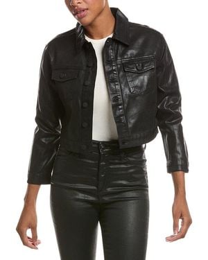 L'Agence Koda Crop Jacket - Black
