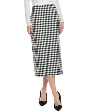 A.L.C. Phoebe Linen-blend Midi Skirt - Black