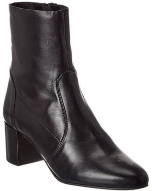 M by Bruno Magli June Leather Bootie - Black