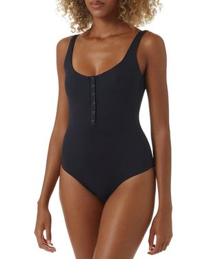 Melissa Odabash Taormina One Piece Swimsuit - Blue