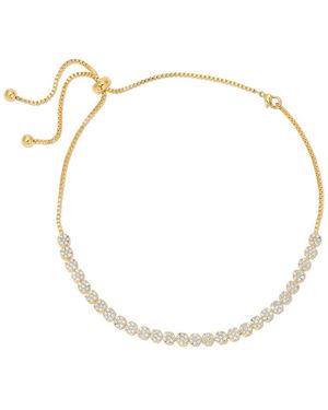 Eye Candy LA Cz Chain Necklace - White