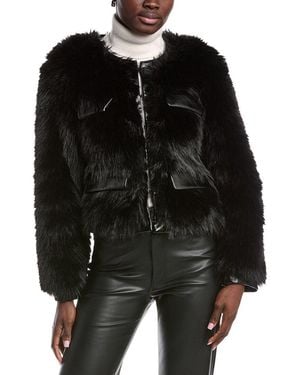 Kenneth Cole Contrast Jacket - Black