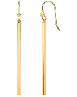 Liv Oliver 18k Linear Earrings - White