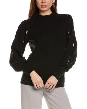 Joseph Ribkoff Balloon Sleeve Jumper - Black