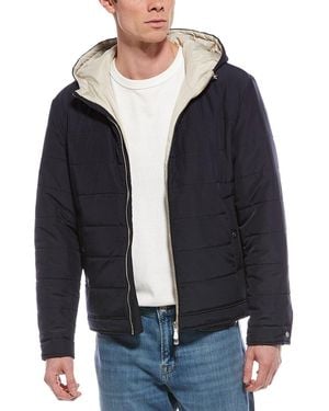 Eleventy Hooded Jacket - Blue