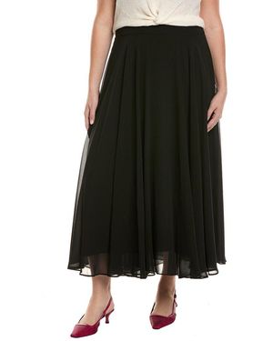 Marina Rinaldi Plus Carillon A-line Skirt - Black