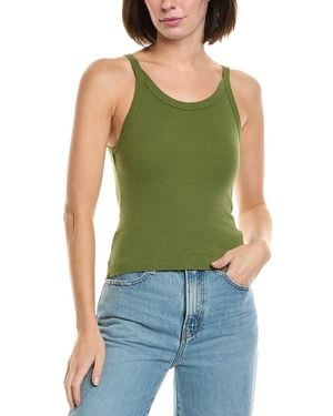 PERFECTWHITETEE Cropped Annie Tank - Green