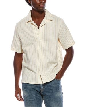 Slate & Stone Camp Collar Shirt - Natural