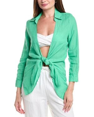PQ Swim Millie Tie Linen Cover-Up - Green