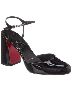 Christian Louboutin Jane 85 Patent Pump - Black