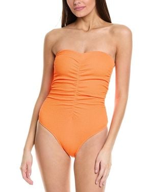 MILLY Smocked One-Piece - Orange