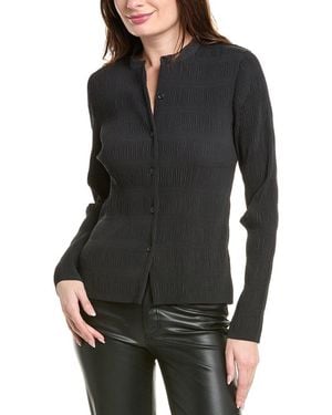 Rag & Bone Belle Ruched Shirt - Black