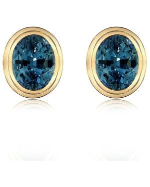 Kai Fine Jewelry 14K 4.50 Ct. Tw. London Topaz Stud Earrings - Blue