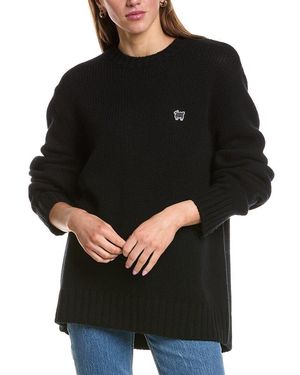 Rowing Blazers Sheep Wool & Cashmere-Blend Sweater - Black