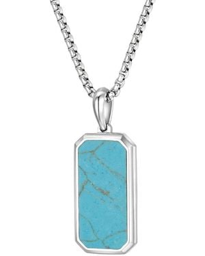Liv Oliver Stephen Oliver Plated 15.70 Ct. Tw. Necklace - Blue