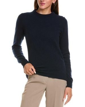 Sofiacashmere Ruffle Mock Neck 100% Cashmere Sweater - Black