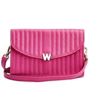 Wolf 1834 Mimi Crossbody Bag With Strap - Pink