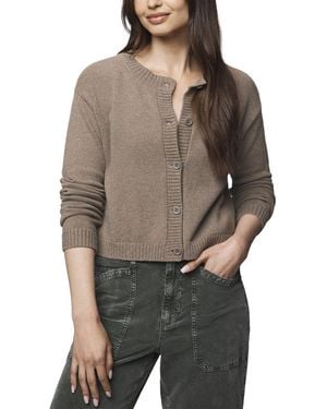 Splendid Amber Cropped Cardigan - Brown